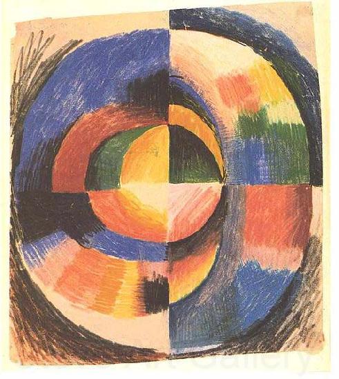 August Macke Colour circle Germany oil painting art